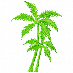 Flowers And Tree Embroidery Design 5